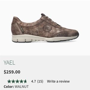 New in box Mephisto Yael in Walnut metallic. US size 9.5